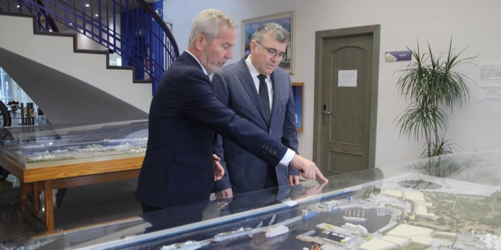 El puerto solicita al subdelegado del Gobierno el tren, el nuevo CATE