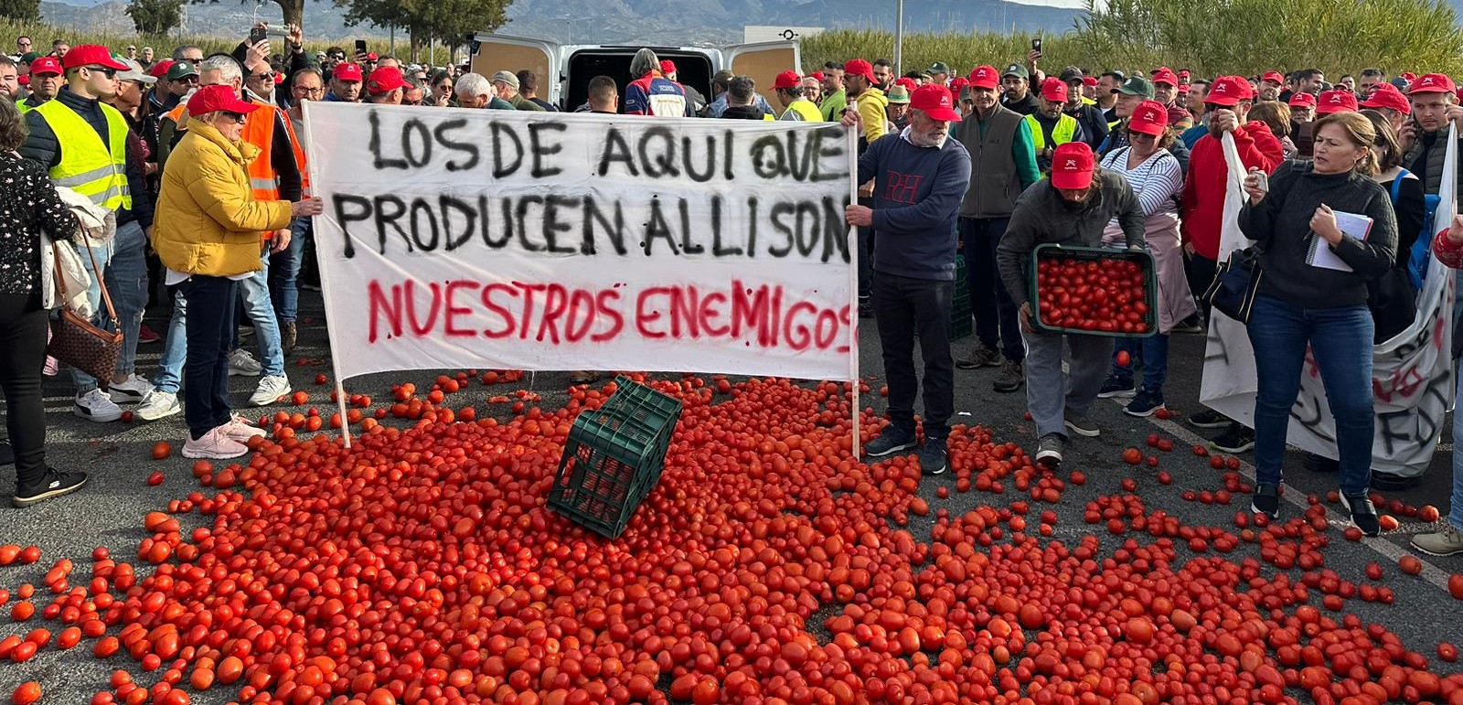 motril-unos-300-agricultores-de-granada-almeria-y-jaen-claman-sus-reivindicaciones-a-europa-y-a-espana