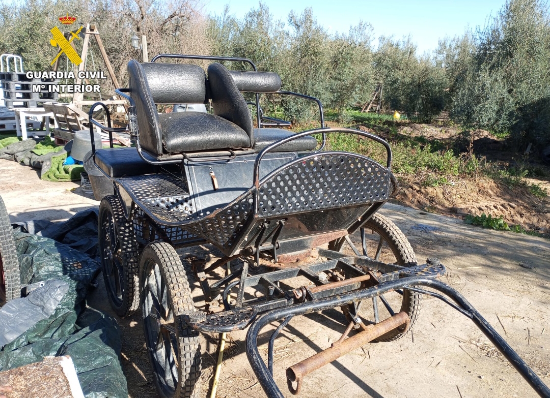 la-guardia-civil-recupera-un-carro-de-caballos-en-salobrena-robado-en-el-rocio-cuando-querian-venderlo-por-internet