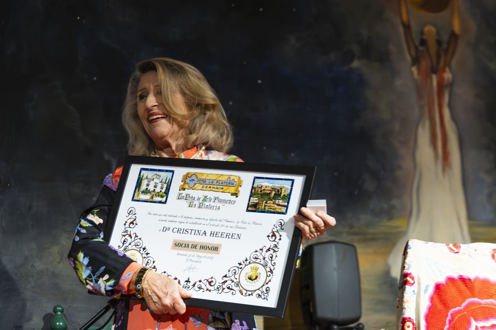 la-pena-la-plateria-rinde-homenaje-a-cristina-heeren-gran-mecenas-del-flamenco