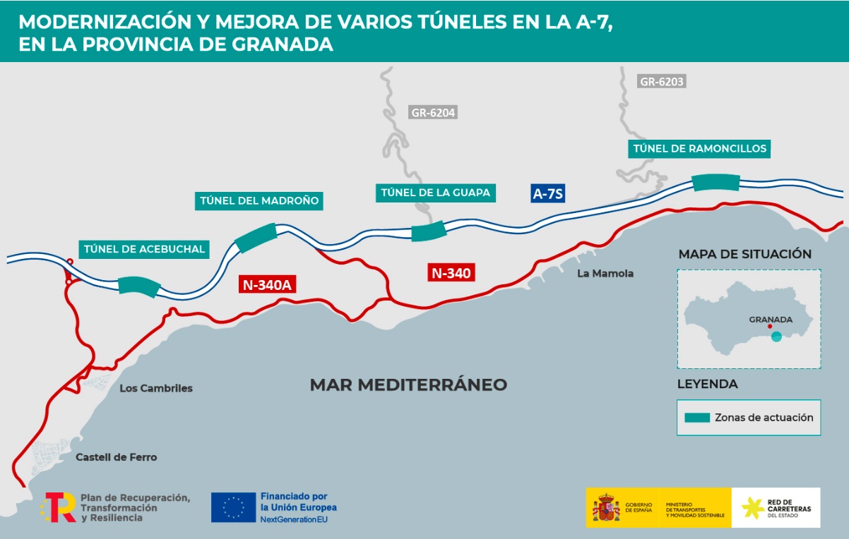 transportes-continua-la-modernizacion-de-los-tuneles-de-ramoncillos-guapa-acebuchal-y-madrono-en-lujar-polopos-y-rubite
