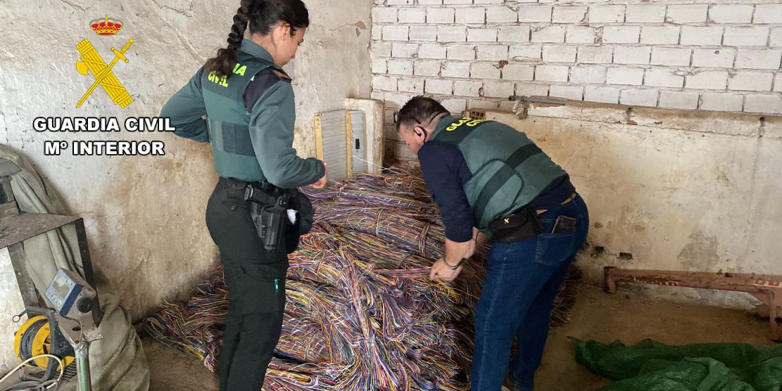 desmantelada-una-red-criminal-especializada-en-el-robo-de-cableado-de-cobre-a-nivel-nacional