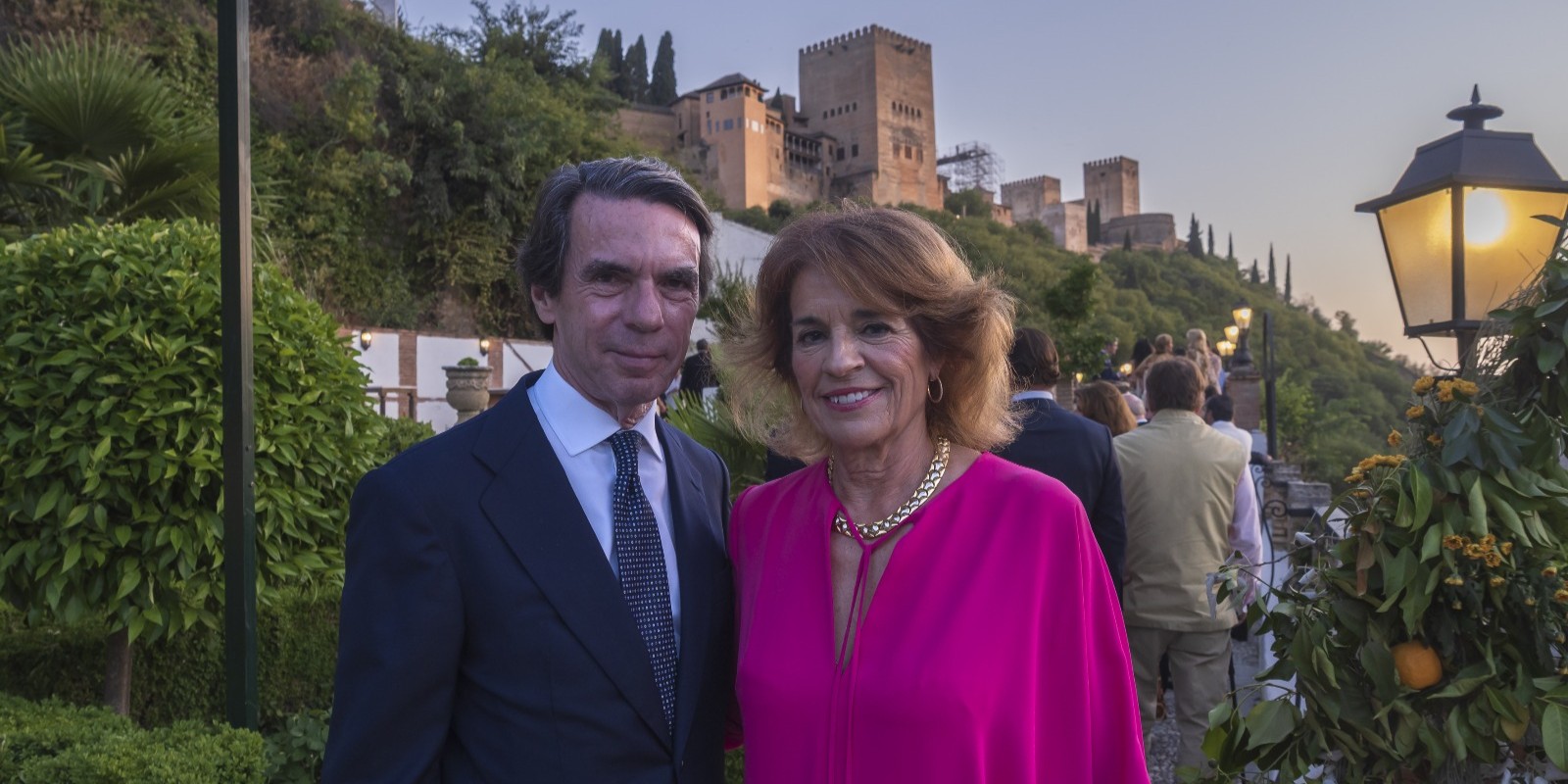 granada-jose-maria-aznar-y-ana-botella-en-el-aniversario-de-world-monuments-fund