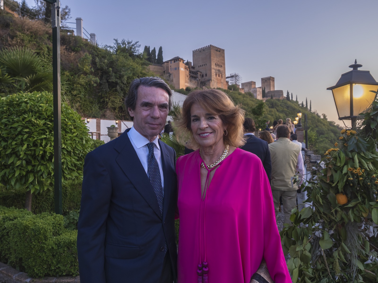 granada-jose-maria-aznar-y-ana-botella-en-el-aniversario-de-world-monuments-fund