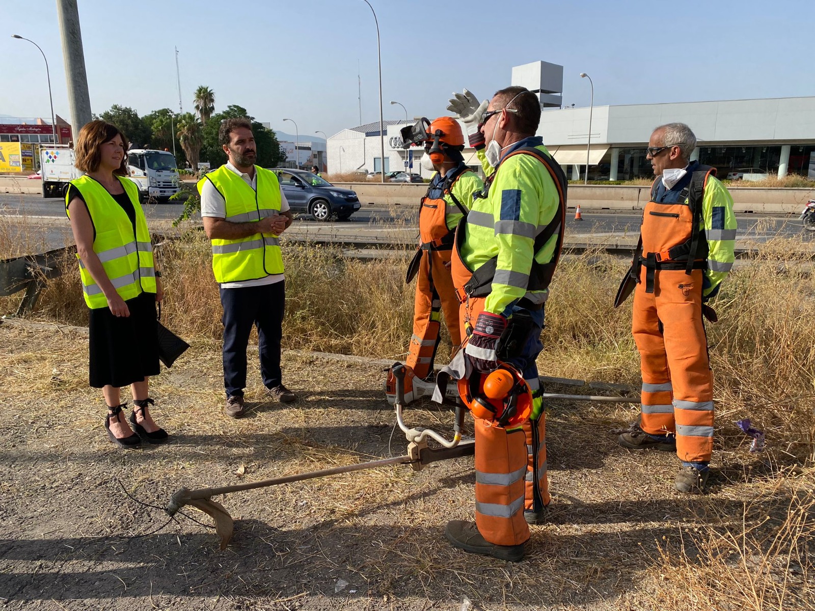 el-ayuntamiento-intensifica-su-plan-de-desbroce-con-una-actuacion-en-la-mediana-y-los-arcenes-de-la-avenida-de-andalucia