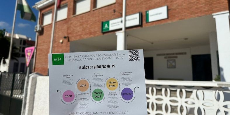 el-psoe-exige-al-ayuntamiento-de-almunecar-la-cesion-de-suelo-para-construir-el-nuevo-ies-de-la-herradura-y-reclama-un-servicio-pediatrico-diario