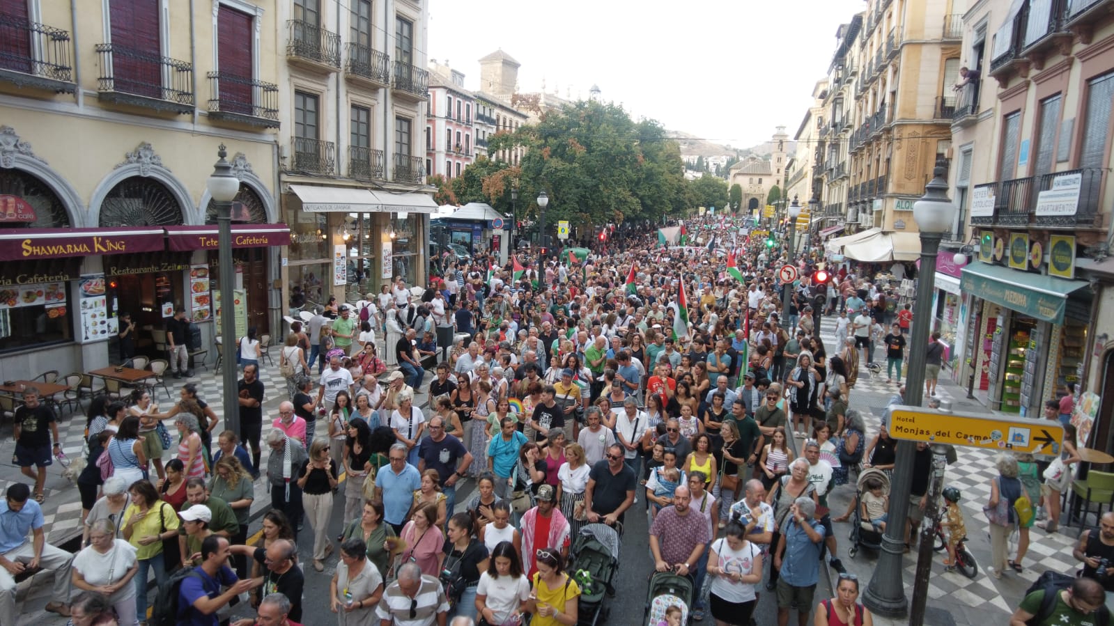 miles-en-granada-exigen-el-fin-de-la-ofensiva-en-gaza-y-muestran-su-apoyo-humanitario-con-barquitos-blancos-en-el-genil