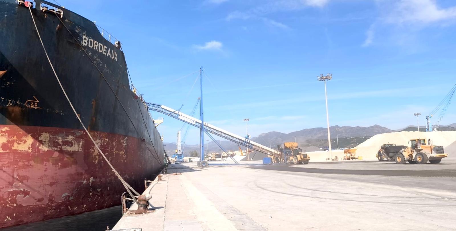tmg-motril-shipping-gestiona-cerca-de-117-000-toneladas-en-diez-dias-en-el-puerto-de-motril-incluyendo-40-000-de-yeso-y-47-720-de-aridos