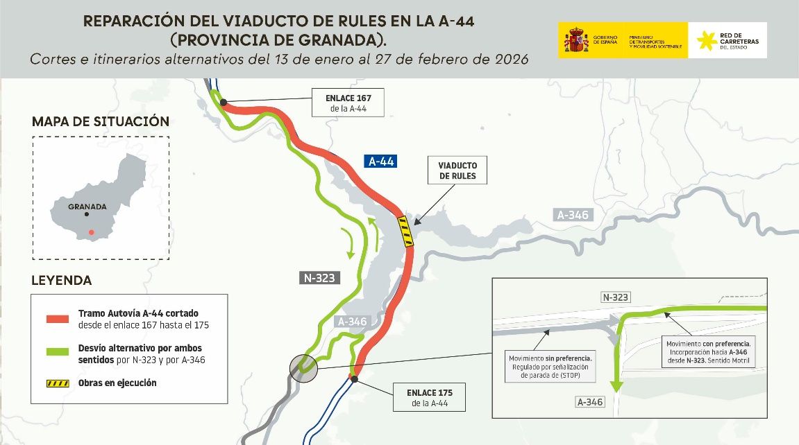 motril-la-a-44-permanecera-cerrada-entre-izbor-y-velez-de-benaudalla-hasta-finales-de-febrero-por-las-obras-en-el-viaducto-de-rules