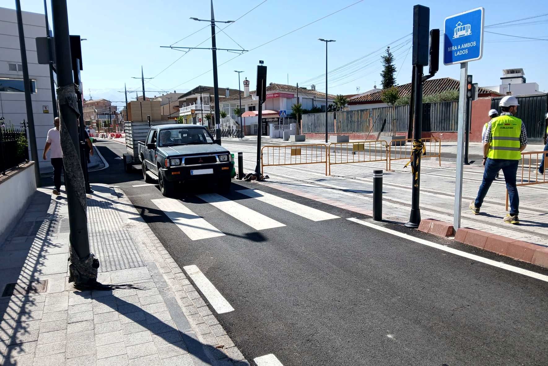 churriana-de-la-vega-recupera-la-circulacion-en-16-km-de-la-calle-san-ramon-tras-las-obras-del-metro-de-granada-un-trazado-de-46-km-que-conecta-tambien-a-armilla-y-las-gabias