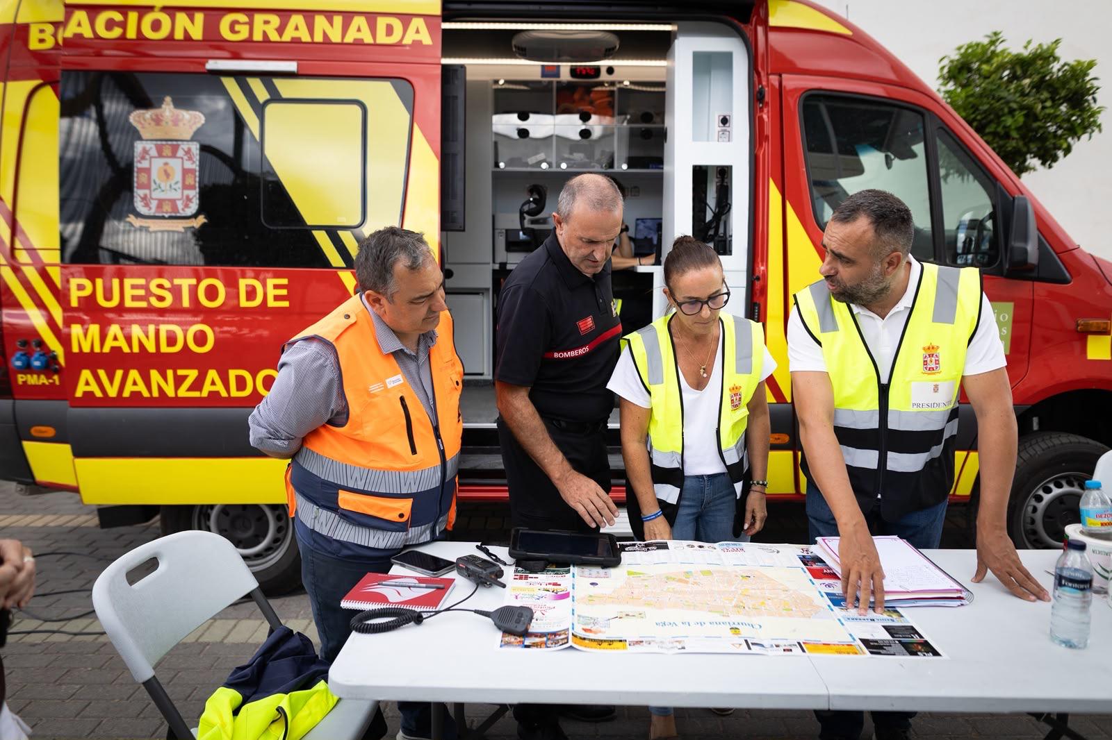 la-diputacion-de-granada-despliega-un-puesto-de-mando-avanzado-en-churriana-de-la-vega-para-coordinar-mas-de-220-actuaciones-tras-los-seismos