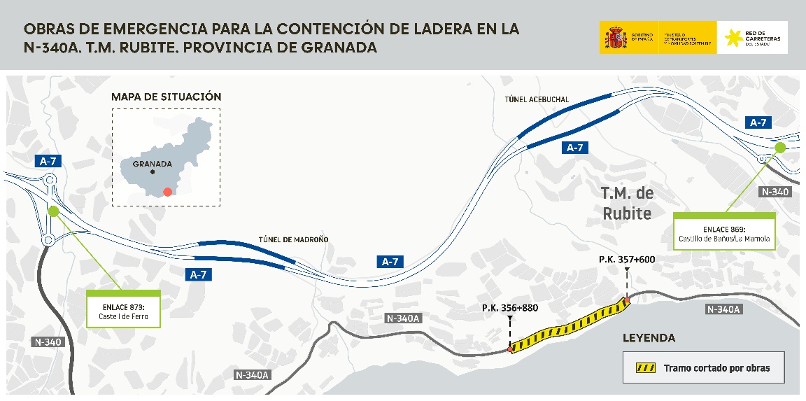 motril-medio-millon-de-euros-y-tres-meses-de-obras-para-recuperar-la-n-340a-entre-castell-de-ferro-y-castillo-de-banos