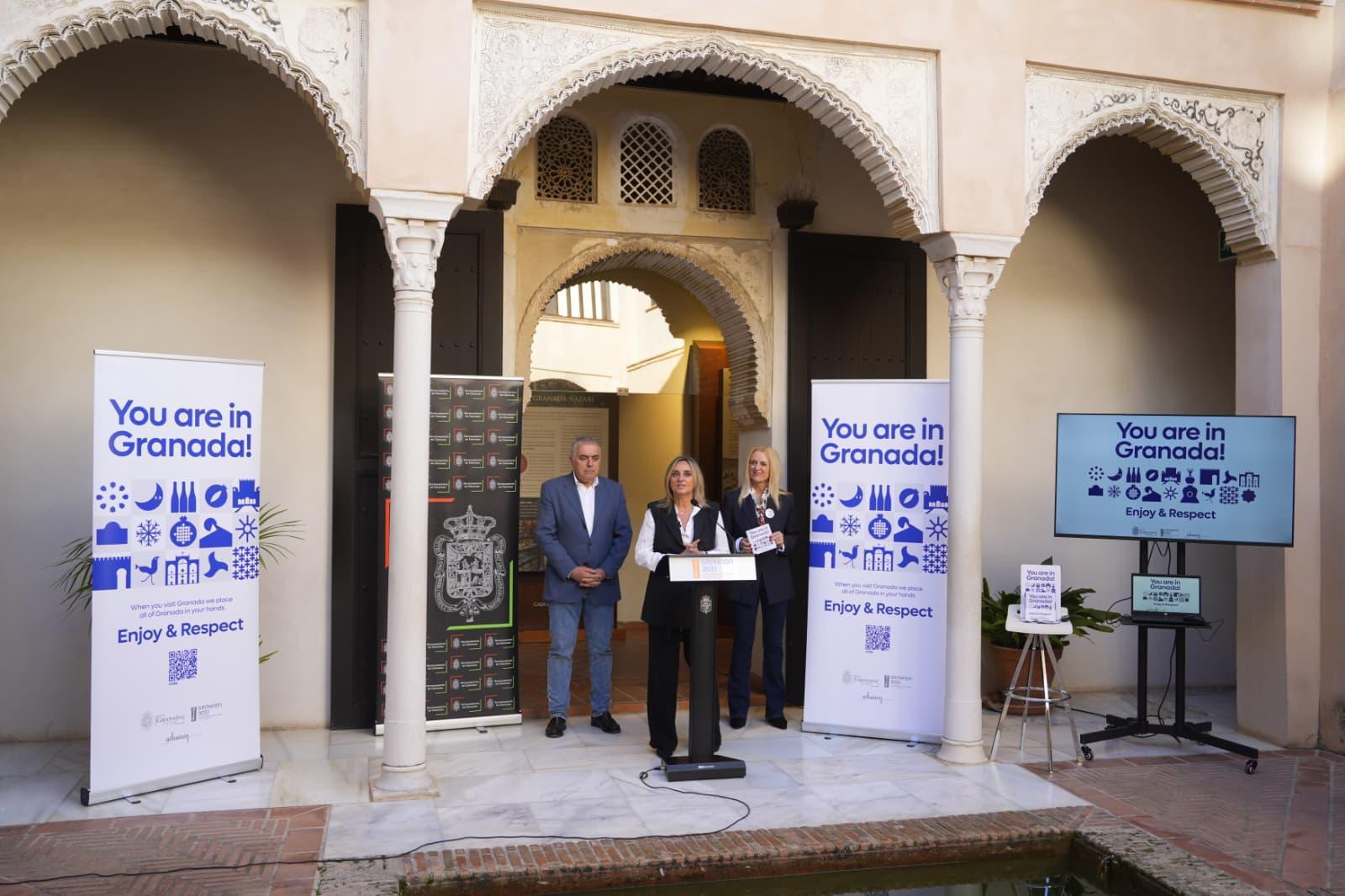granada-lanza-una-campana-de-turismo-responsable-y-limpia-2-500-metros-cuadrados-de-pintadas-en-el-albaicin